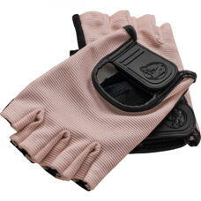 Fitness Handschuhe Leder Rosa S