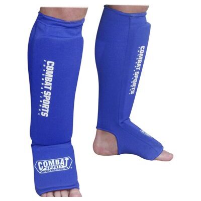 Combat Schienbeinschoner mit Fussschutz waschbar blau XL