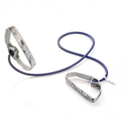 Thera Band Bodytrainer Tubing blau 1,4m mit flexiblen Handgriffen