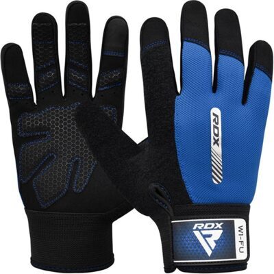 RDX W1 Vollfinger-Trainingshandschuhe M blau