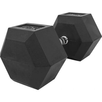 Hexagon Gummi Studio Hantel 40 KG